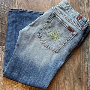 7 for all Mankind Crop Boot flare cut jeans 31